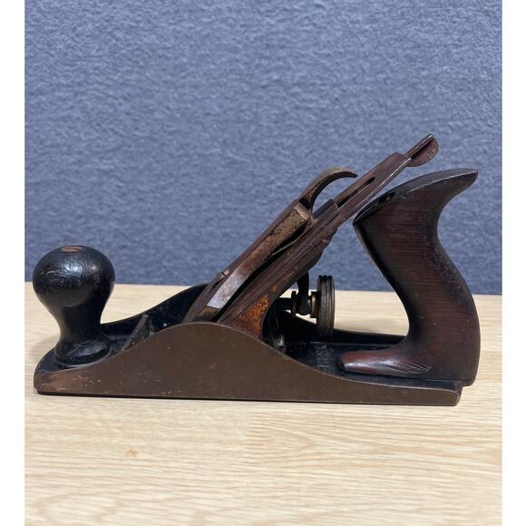 Vintage Stanley Wood Plane Bailey No. 4 Woodworking Smoothing Tool Made in USA - Picture 1 of 11